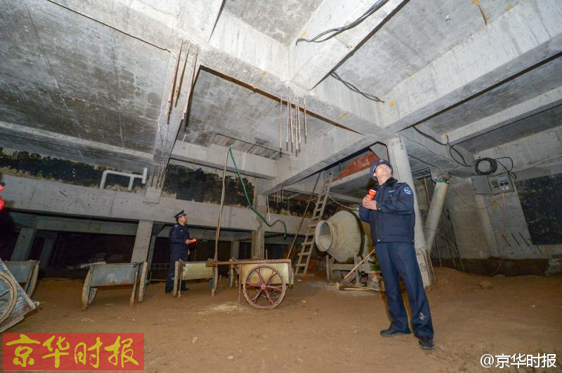 Three-story illegal underground construction found in Beijing