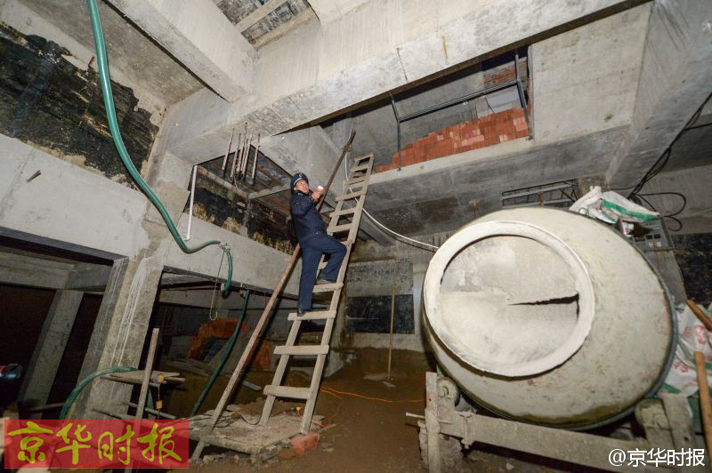 Three-story illegal underground construction found in Beijing