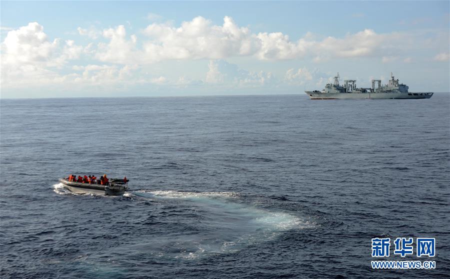 China's naval hospital ship conducts medical aid drill in E Pacific