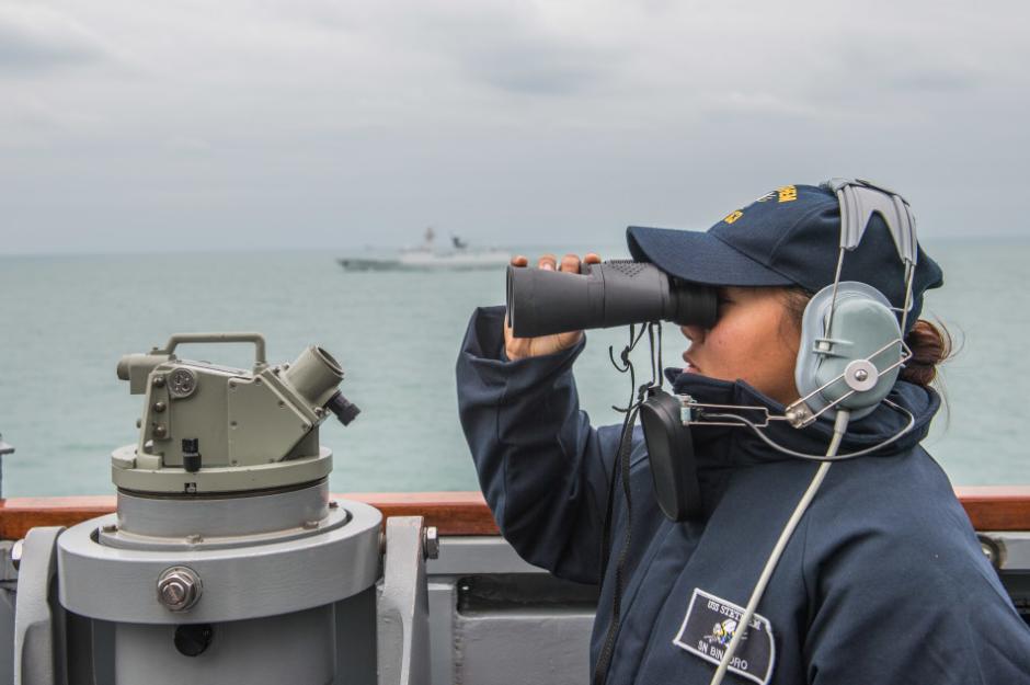 Warships of China, the U.S conduct joint exercise in the East China Sea