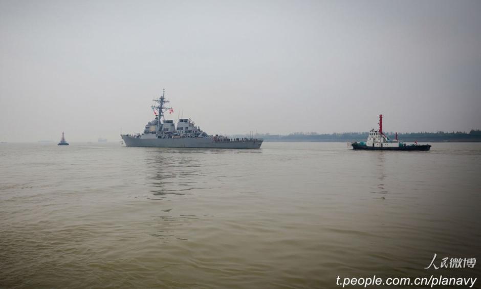 Warships of China, the U.S conduct joint exercise in the East China Sea