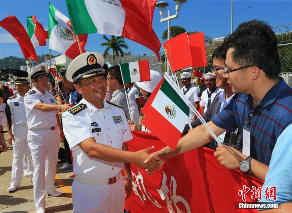 China's navy fleet arrives in Mexico for visit