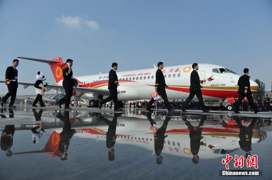 China-made ARJ21 regional jetliner popular with Sichuan locals