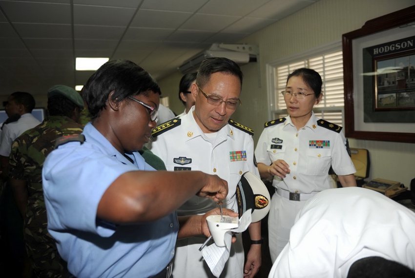 Chinese naval hospital arrives in Barbados for medical service