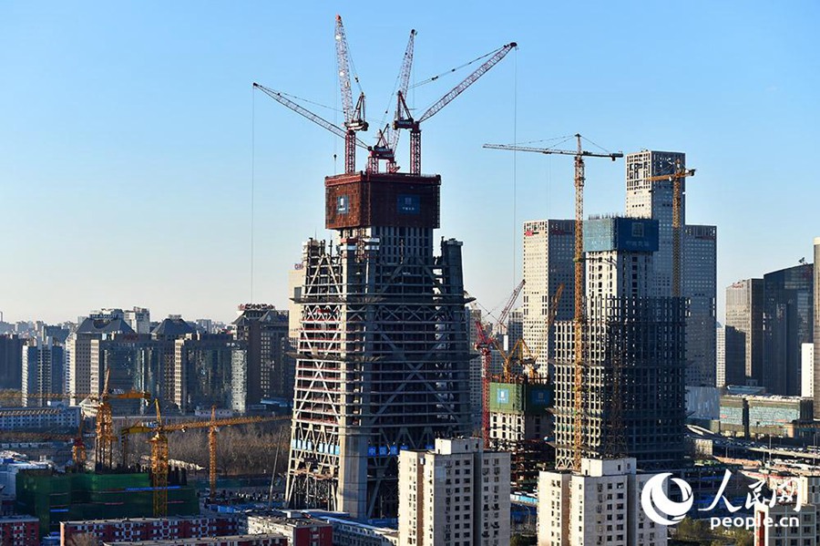 Beijing sees the blue sky again after severe haze