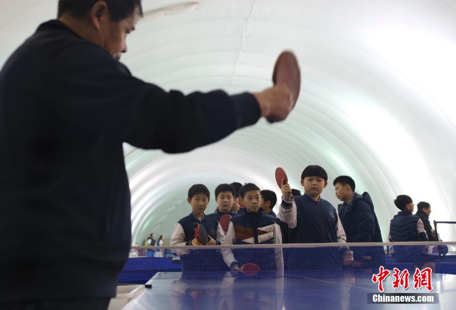 Anti-smog inflatable membrane stadium built in Beijing 