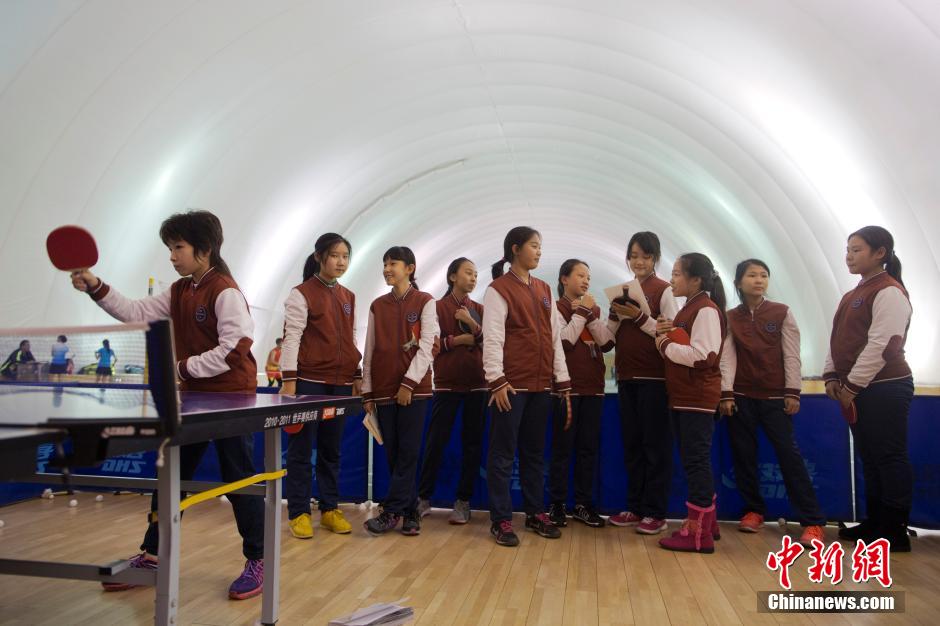 Anti-smog inflatable membrane stadium built in Beijing 