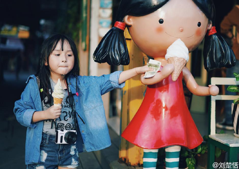 Child star of little Miyue releases new photos