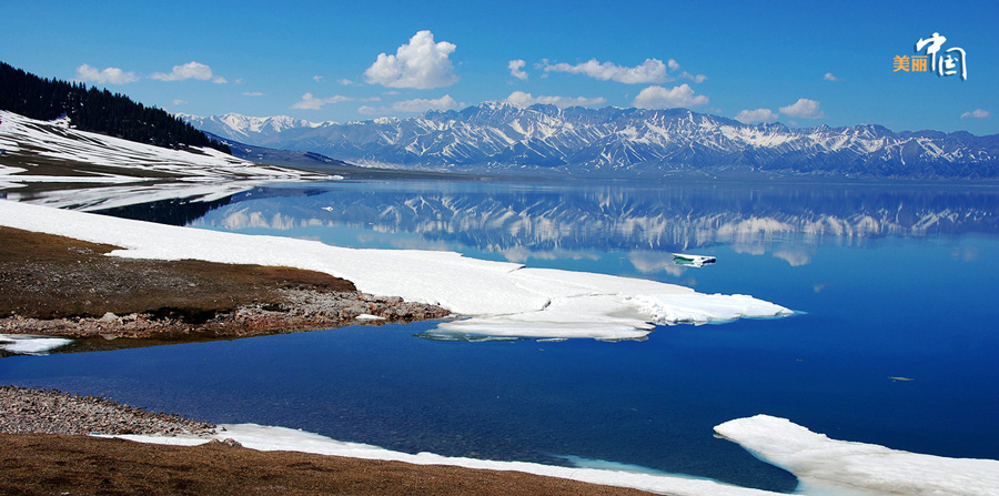 Stunning Sayram Lake in Xinjiang