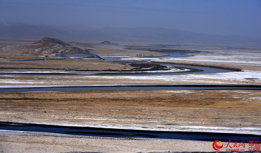 Magnificent view of the First Bend of the Yellow River