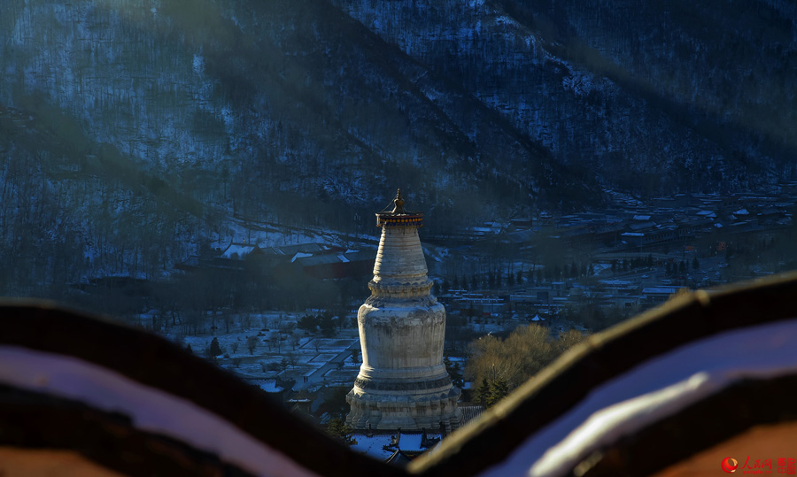 Winter scenery of Wutai Mountain