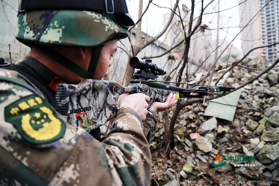 Armed police force conducts tactical training in Guizhou