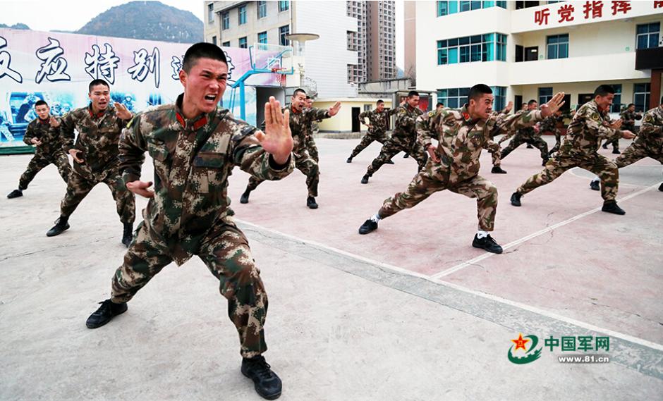 Armed police force conducts tactical training in Guizhou