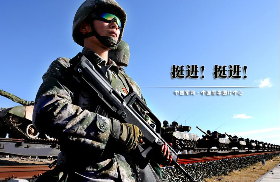 PLA's armored brigade in drill