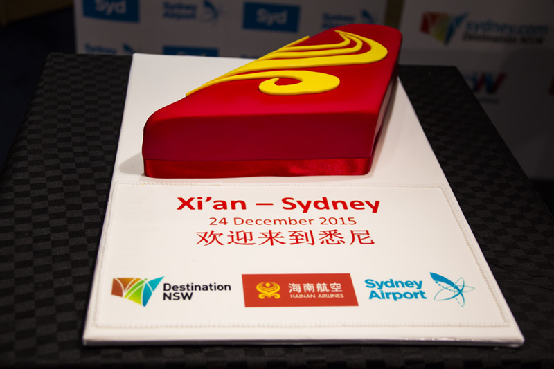 Hainan Airlines launches service from Xi'an to Sydney