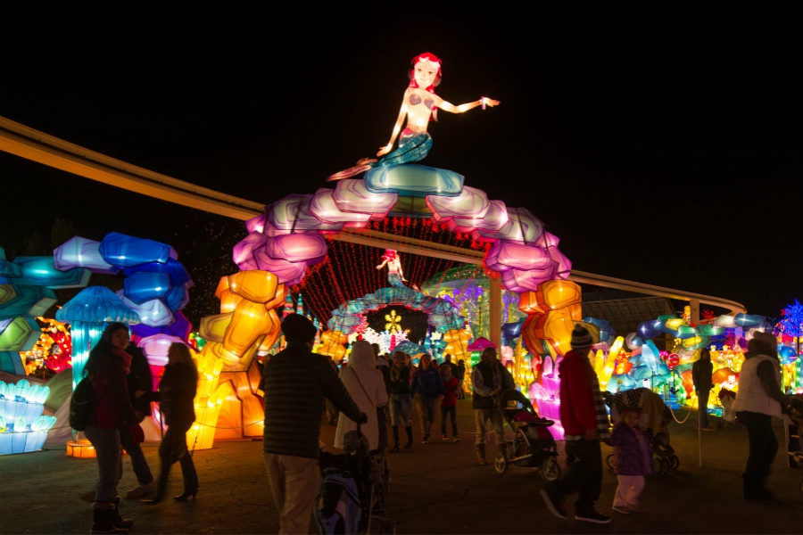 Lights carnival lightens holidays in California