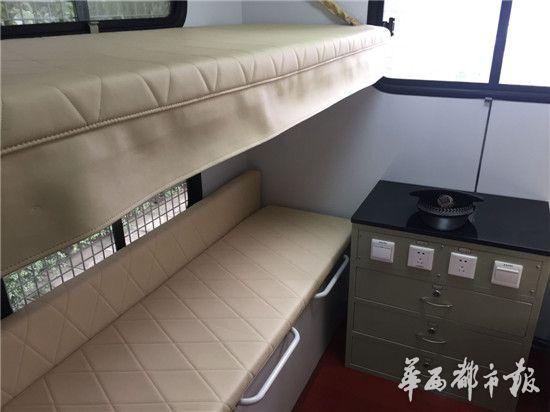 Special police trucks equipped with toilet capable of detecting drugs