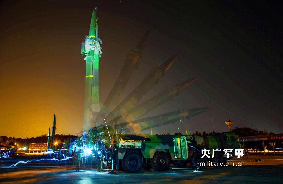 PLA Rocket Force holds dazzling nighttime rocket launch