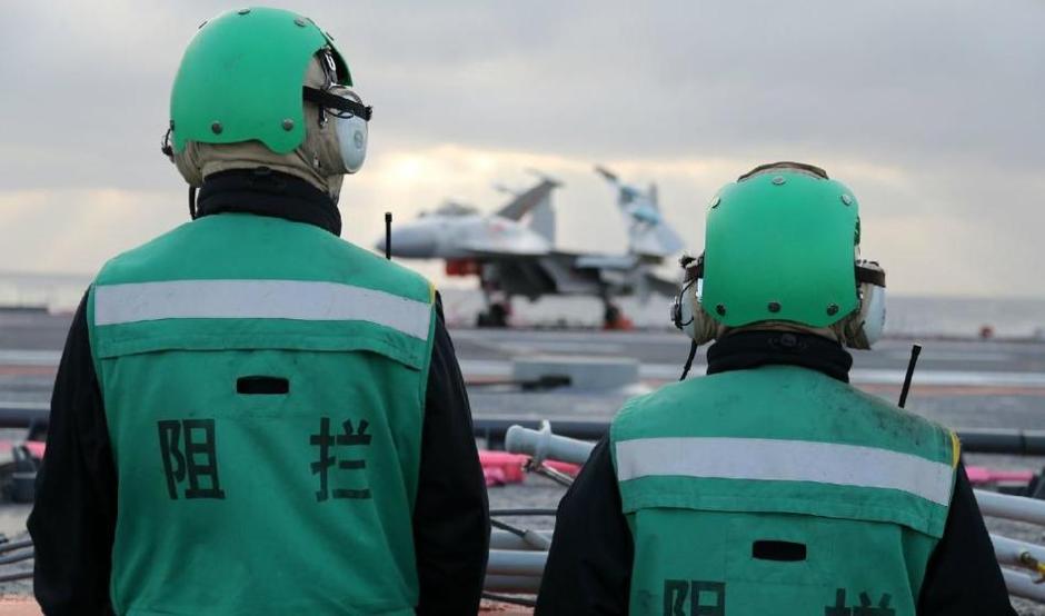 Getting close to the crew on China's aircraft carrier