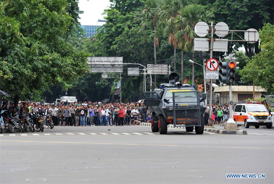 Indonesia police blame IS for suicide bombing in capital