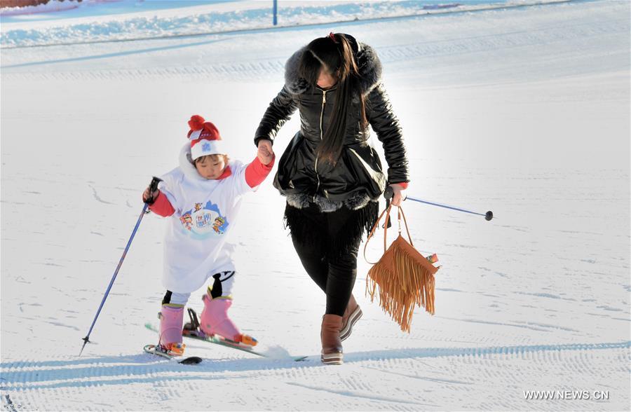 Enjoy world snow day in Inner Mongolia 