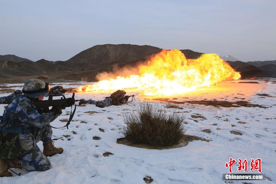 Collaborative drills held in Gobi desert in NW China