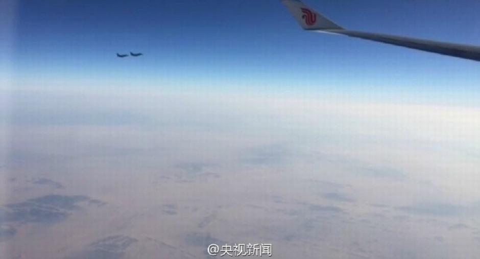 Foreign fighters in escort mission to special planes of Chinese leaders