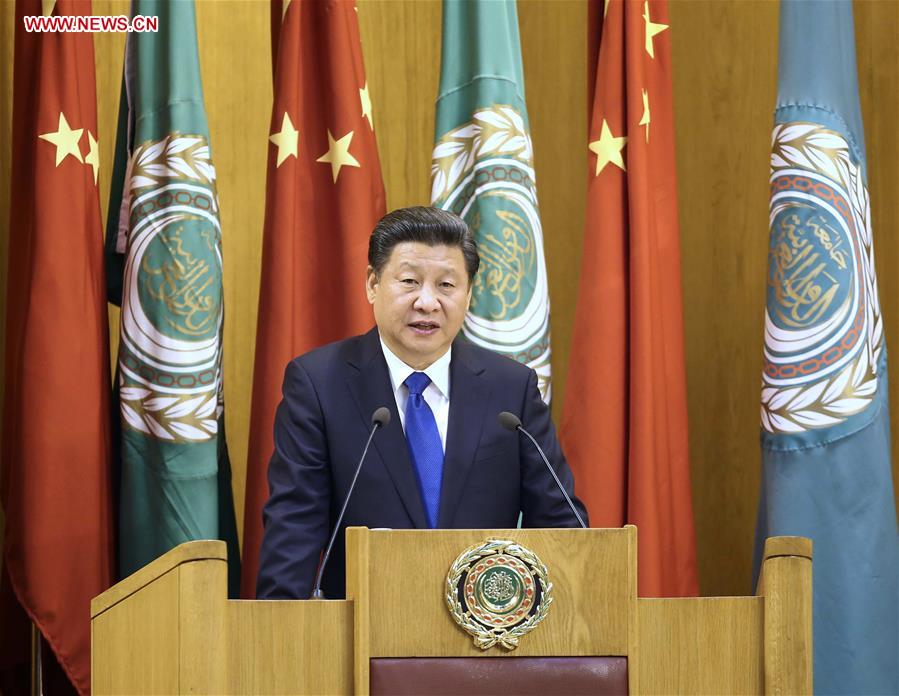 Chinese president offers remedies for Mideast predicaments, aid to Arab development