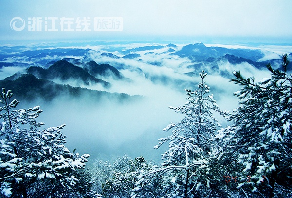 A beautiful Zhejiang in snow