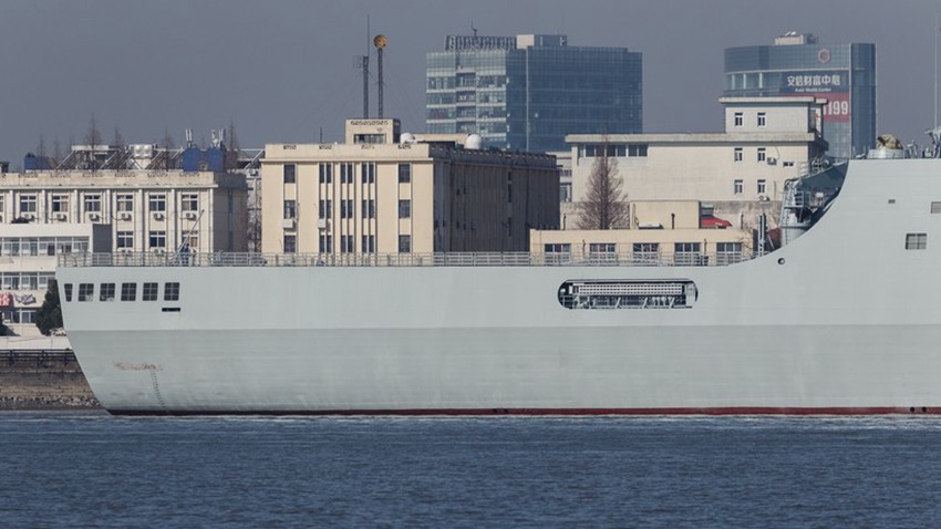 China's fourth type 071 dock landing ship to be commissioned