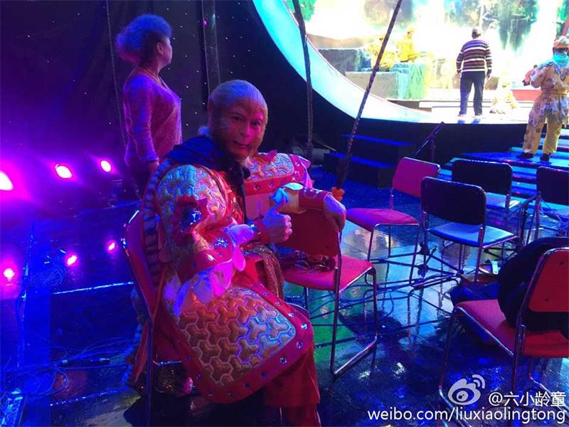 Monkey King Rehearses for CCTV Opera Gala