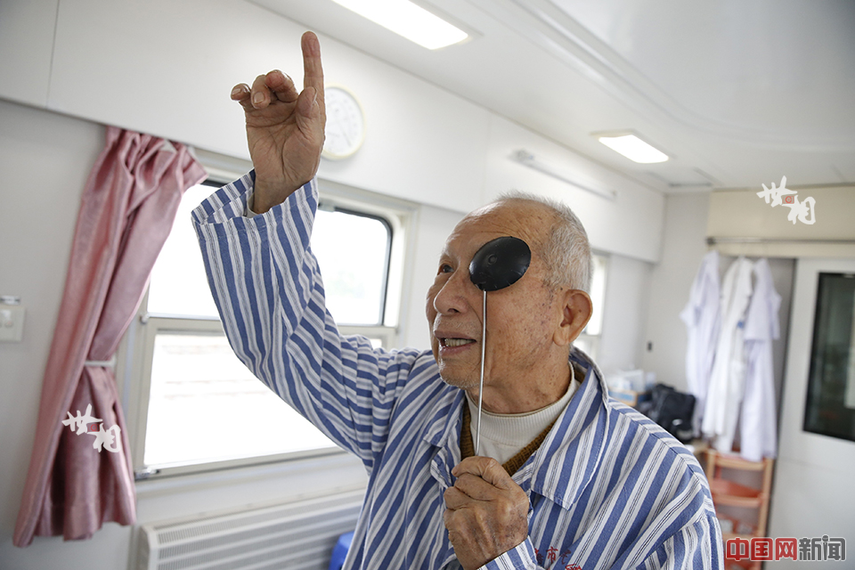 The only eye hospital on train in China