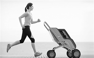 Self-driving baby stroller