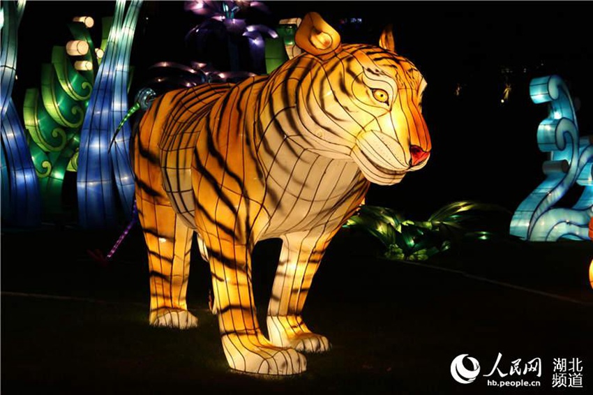 Wuhan lantern feast illuminates Garden Expo