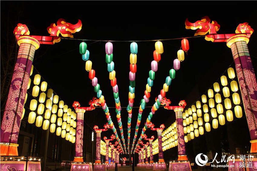 Wuhan lantern feast illuminates Garden Expo