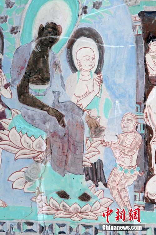 Monkey cultural relics from Dunhuang Grottoes released 