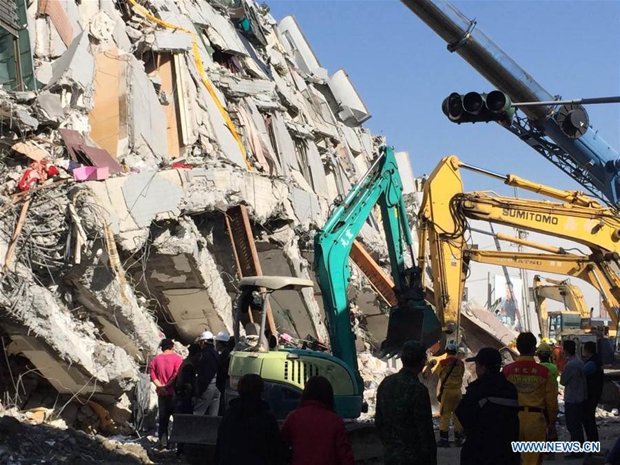 Taiwan quake death toll rises to 40, eventual toll could likely top 100