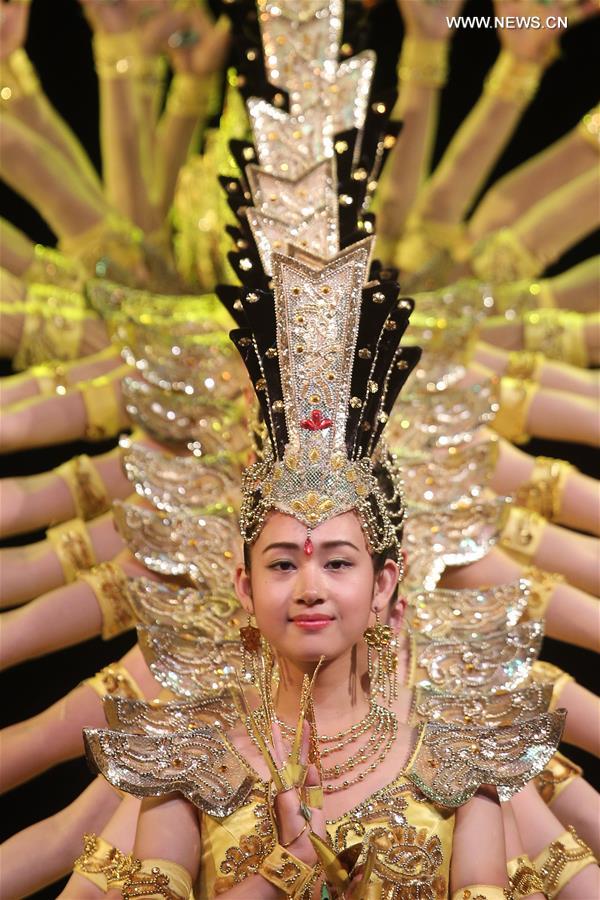 Chinese disabled artists perform to celebrate Lunar New Year in Panama