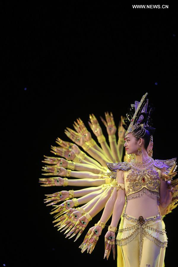 Chinese disabled artists perform to celebrate Lunar New Year in Panama