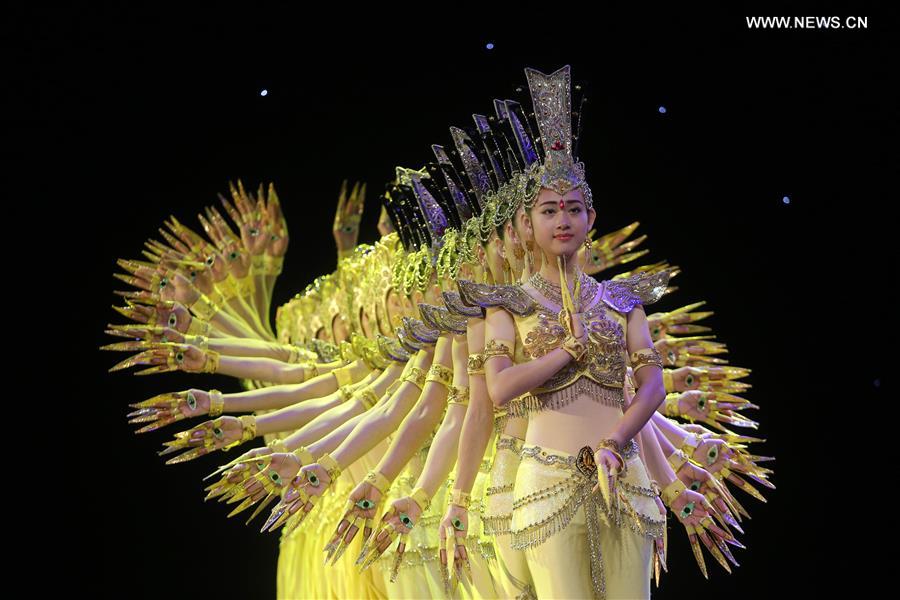 Chinese disabled artists perform to celebrate Lunar New Year in Panama