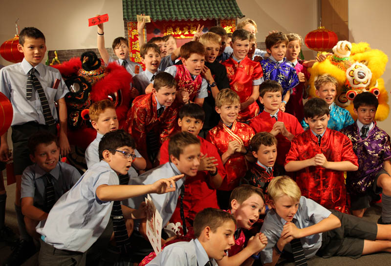 Australian students experience Chinese New Year in Sydney