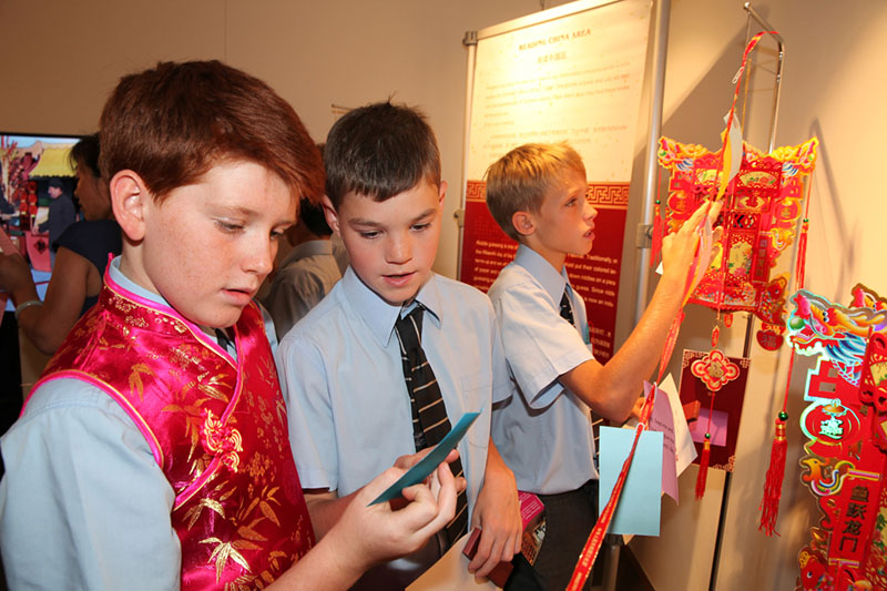 Australian students experience Chinese New Year in Sydney