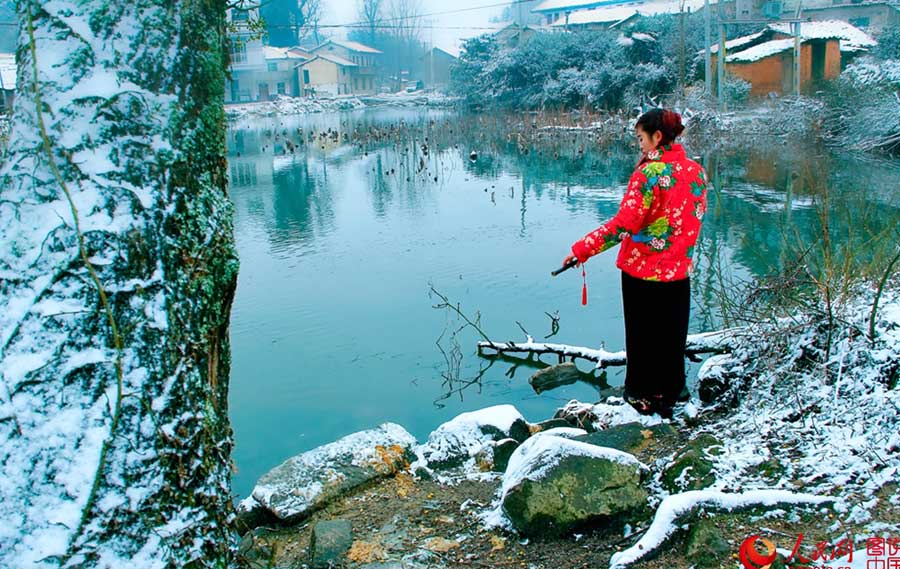 Scenery of Guzhu, thousand-year-old ancient village in E China
