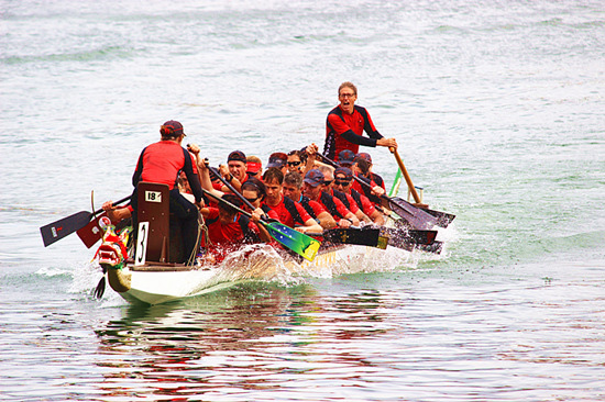 Thousands of Australians take to Dragon Boat races for Chinese New Year celebrations