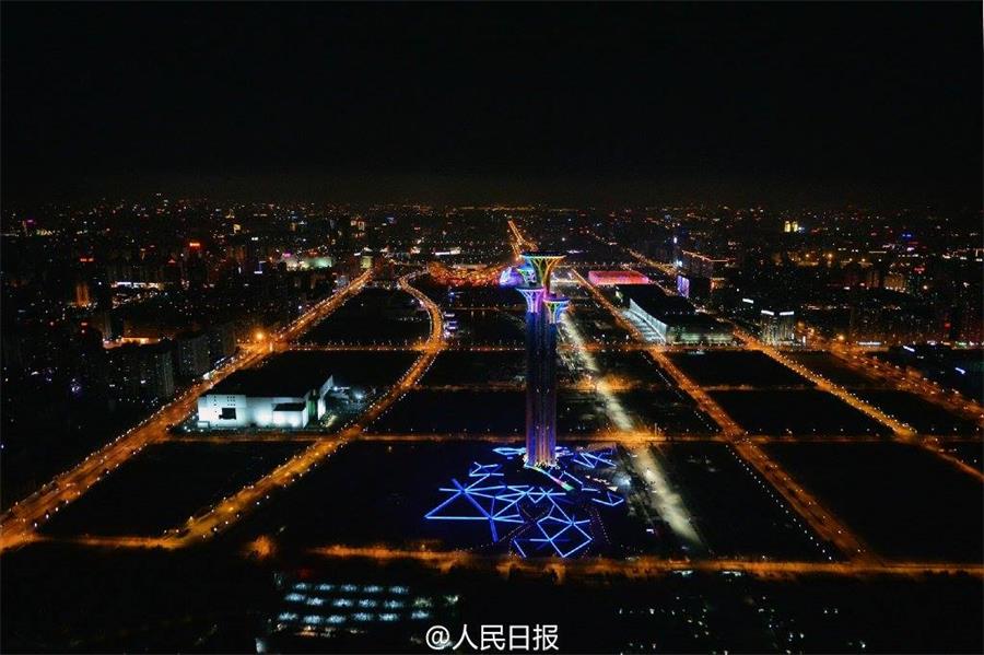 The mesmerizing night view of ‪‎Beijing‬