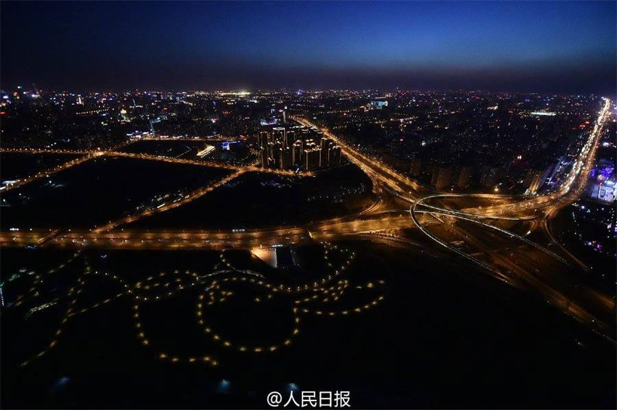 The mesmerizing night view of ‪‎Beijing‬