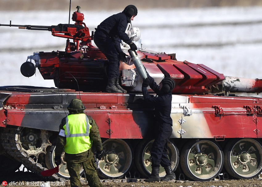 2016 Tank Biathlon Competition held in Russia