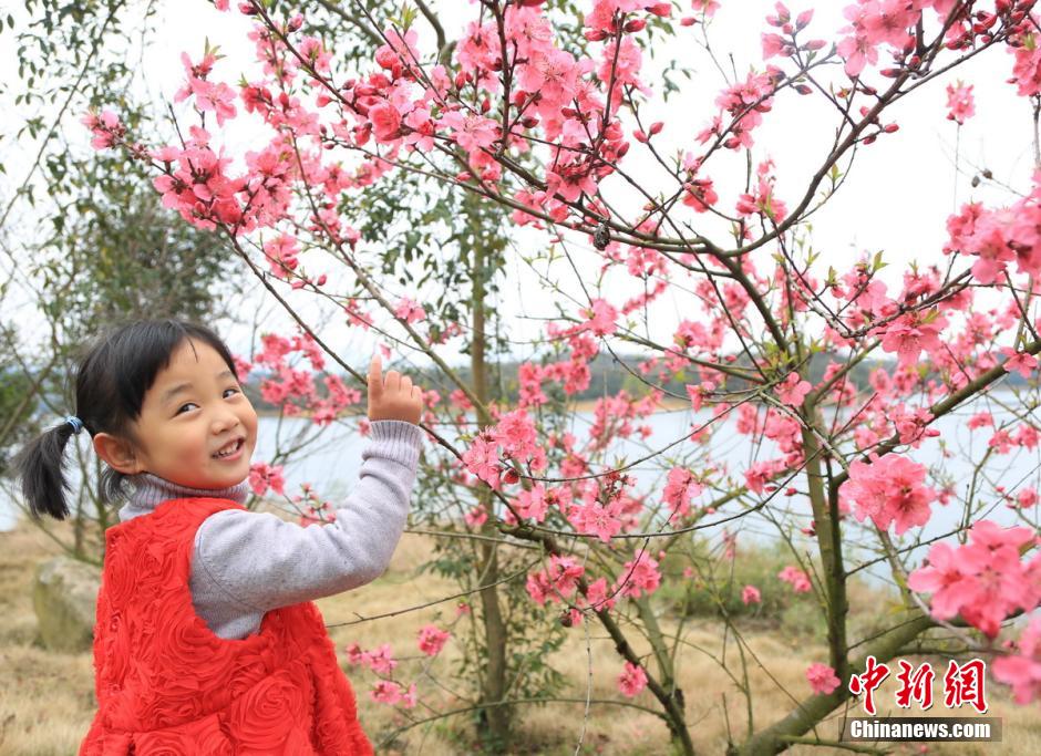 Young women wear traditional Hanfu to mark the Flower Festival in China