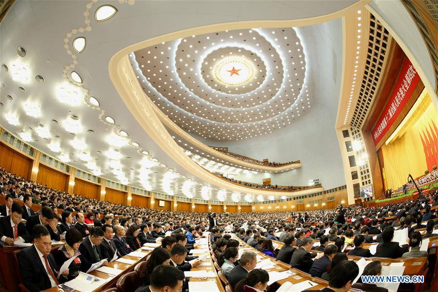 3rd plenary meeting of 4th session of 12th NPC held in Beijing