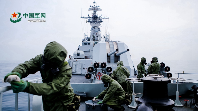 East Sea Fleet conducts combat drills